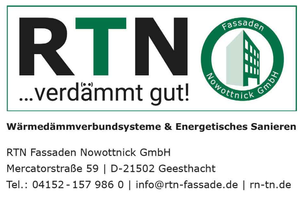NVBG Niederdeutschen Volksbühne Geesthacht e.V. - Anzeigen Kunden Sponsoren - RTN Fassaden Nowottnick